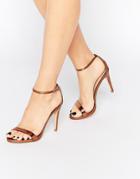 Steve Madden Stecy Two Part Bronze Sandals - Bronze