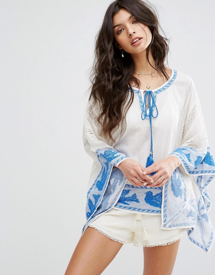 Star Mela Ani Embroidered Top - Multi