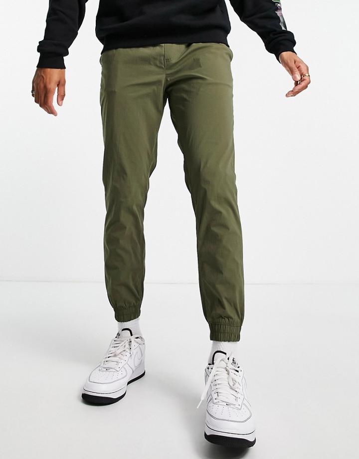 Jack & Jones Intelligence Poly Sweatpants In Green