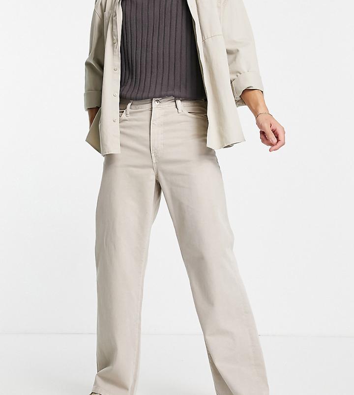 Collusion X008 Rigid Flared Jeans In Ecru-white