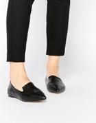 London Rebel Point Loafers - Black Snake