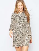 Family Affairs First Snow Dress - Leopard
