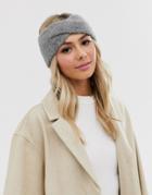 Pieces Knitted Headband - Gray