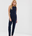 Y.a.s Tall Tailored Jumpsuit - Navy