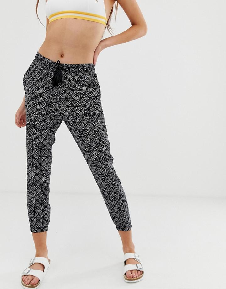 Rip Curl Lost Coast Beach Pants In Black - Black
