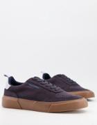 Asos Unrvlld Spply Sneakers In Navy