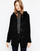 Gloverall Long Duffle Coat - Black