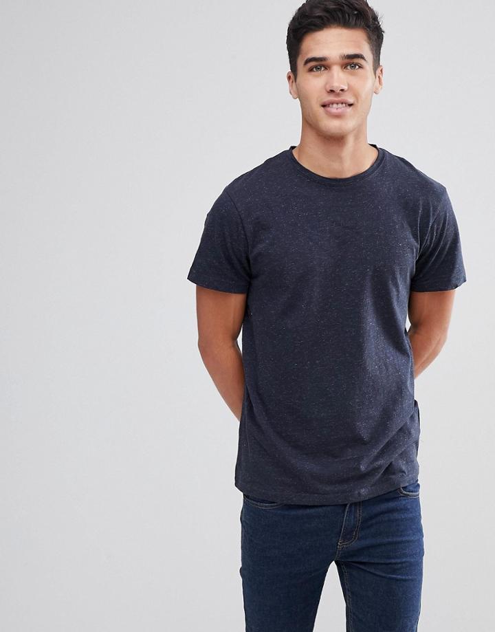 Bellfield Slub T-shirt - Navy