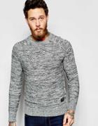 Pepe Napala Knitted Sweater - Gray