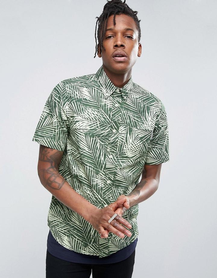 Carhartt Wip Short Sleeve Cayman Shirt - Green