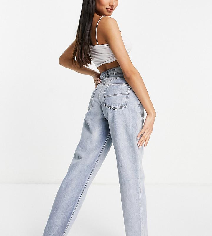 Collusion X004 Mom Jeans In Blue-blues