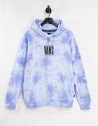 Vans Tall Type Tie Dye Hoodie In Blue - Part Of A Set-blues