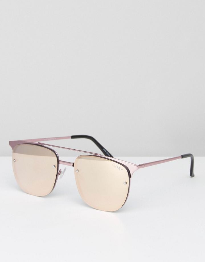 Quay Australia Private Eve Sunglasses - Pink