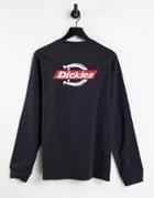 Dickies Ruston Long Sleeve T-shirt In Black