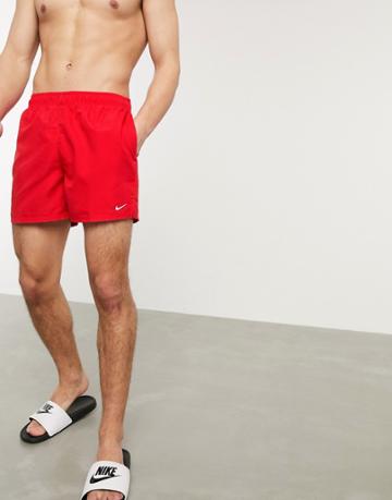Nike Swimming 5inch Volley Short In Red