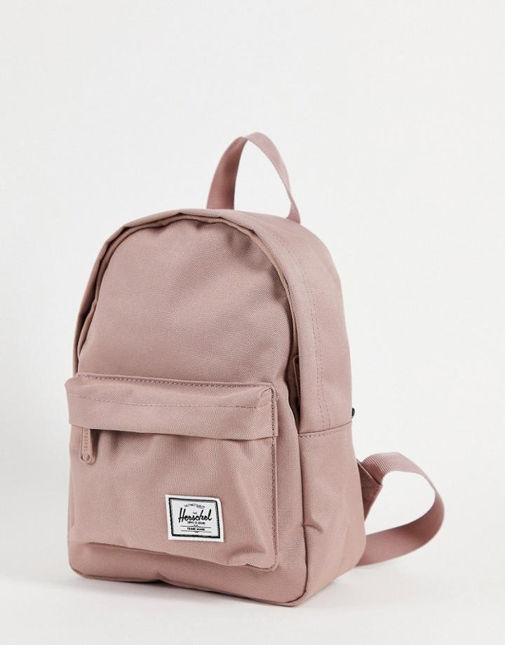 Herschel Classic Mini Backpack In Ash Rose-pink