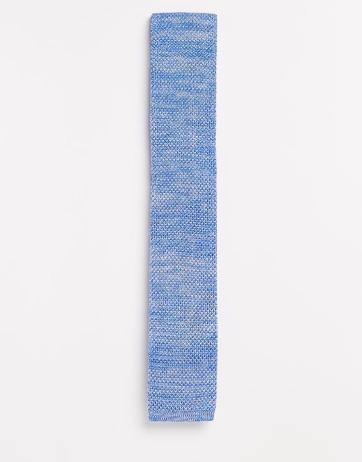 Selected Homme Knitted Tie - Blue