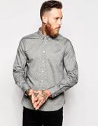 Ymc Shirt With Herringbone Square Pattern
