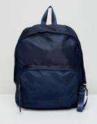 7x Nylon Mesh Backpack - Navy