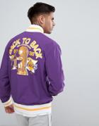 Mitchell & Ness Nba L.a.lakers Track Jacket - Purple