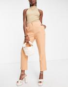 Closet London Tailored Pants In Camel-neutral