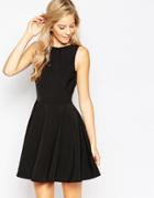 Closet Full Circle Skater Dress - Black