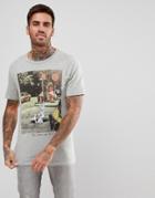 Pull & Bear Looney Tunes T-shirt In Gray - Gray