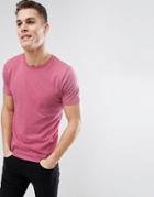 Next Slim Fit T-shirt In Pink - Pink