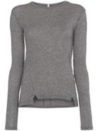 Ted Baker Crew Neck Sweater With Print - Gray