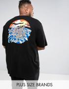 Friend Or Faux Plus Illingworth Printed T-shirt - Black