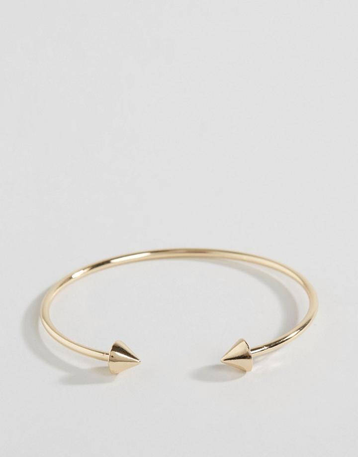 Nylon Cuff Bracelet - Gold