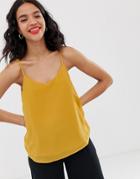 Only Cross Back Cami Top-orange