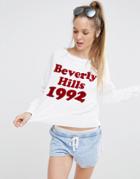 Wildfox Beverly Hills Sweatshirt - White