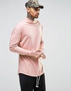Granted Long Sleeve Top With Turtleneck - Pink