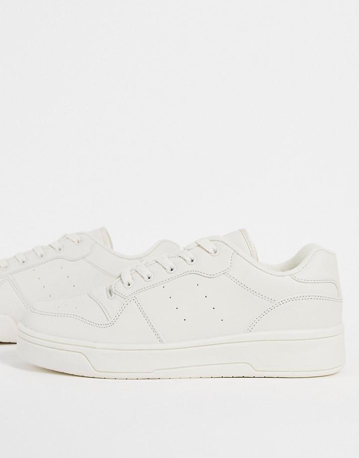 Truffle Collection Lace Up Sneakers In Beige-neutral