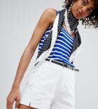 Stradivarius Tailored Short-white