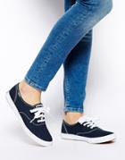 Keds Champion Canvas Navy Sneaker Shoes - Navy