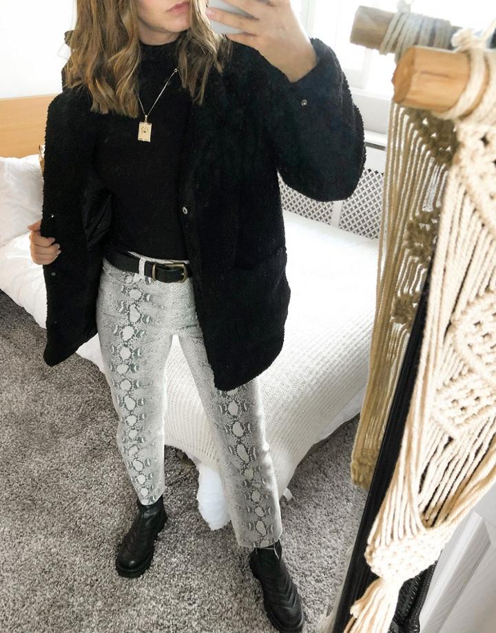 Brave Soul Kelsea Borg Coat-black