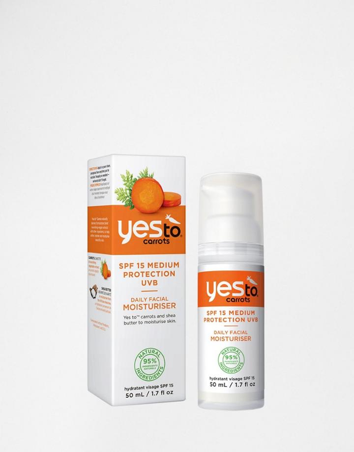 Yes To Carrots Daily Facial Moisturizer Spf15 50ml - Clear