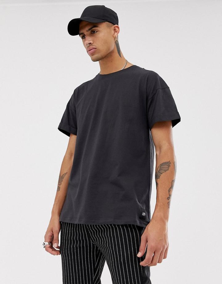 Sixth June Oversized T-shirt In Black
