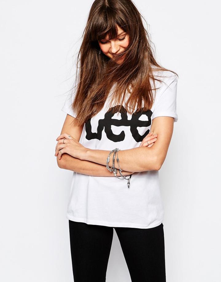 Lee Logo T-shirt - White