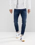 Edwin Ed-85 Slim Tapered Drop Crotch Jeans Solstice Wash - Blue