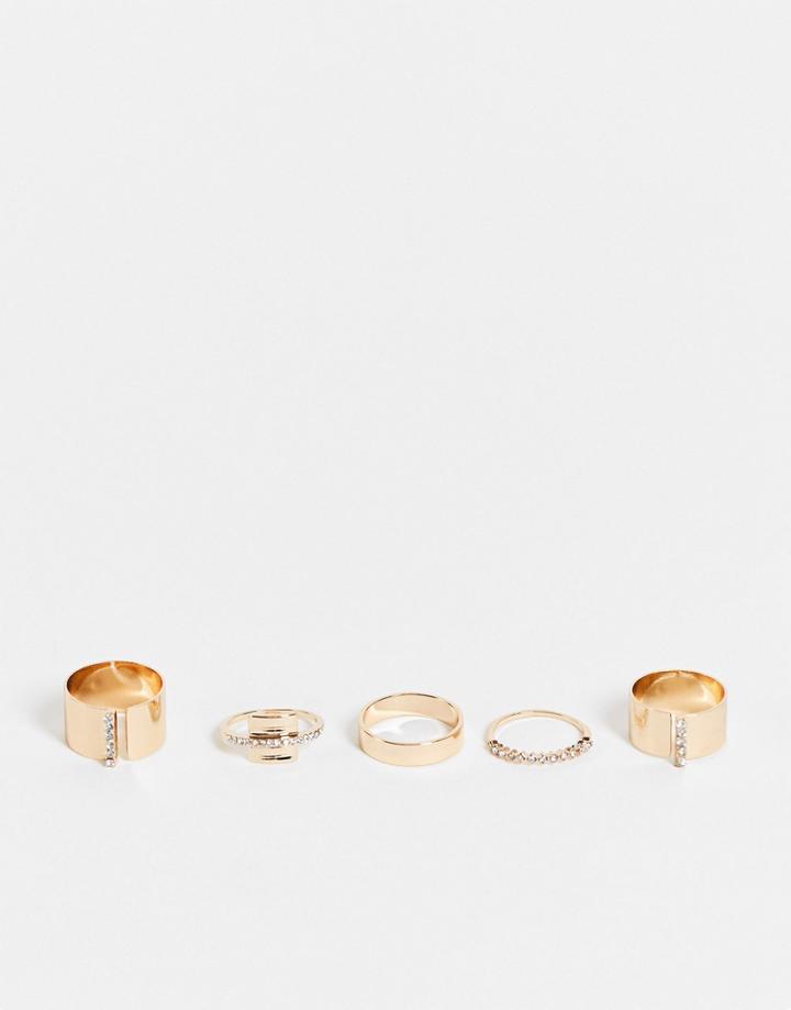 Aldo Catta Ring Multipack In Gold