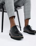 Truffle Collection Patent Brogues - Red