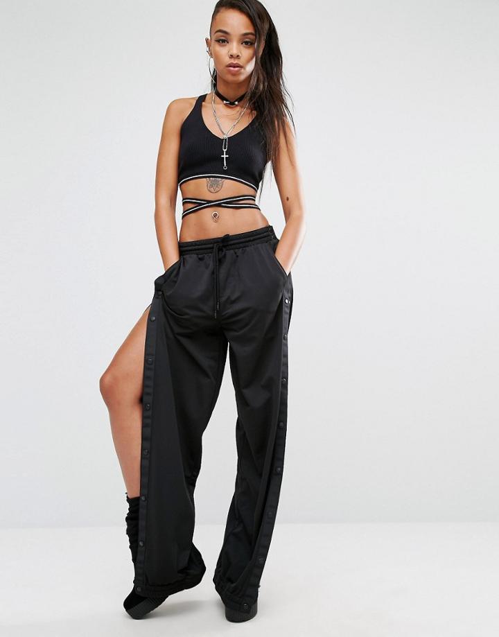 Fenty X Puma By Rihanna Track Pants With Side Poppers - Black