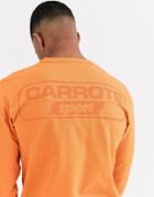 Carrots Sport Long Sleeve Top In Orange
