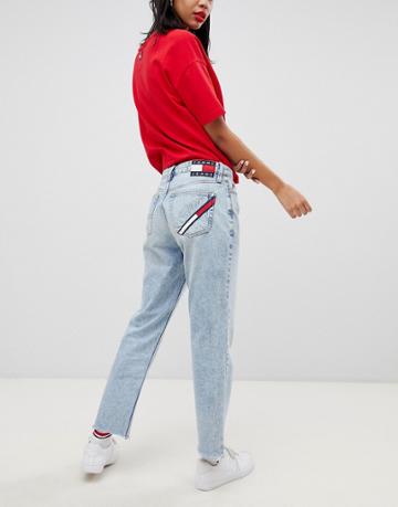 Tommy Jean 90s Capsule 5.0 Mom Jeans - Blue