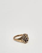 Icon Brand Gold Lion Ring - Gold