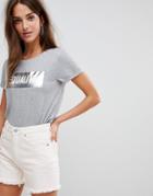 Sugar Dust Equality T-shirt - Gray