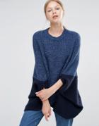 Vero Moda Poncho Sweater - Blue